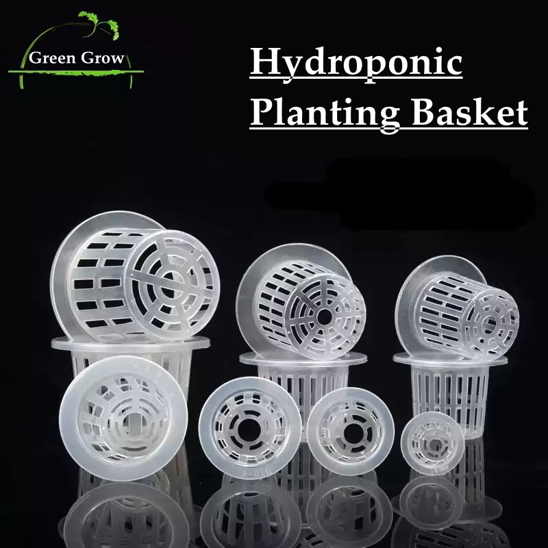 Net Pot 3 Inch - 10 adet Beyaz Topraksız Topraksız Örgü